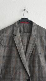 Hugo Boss pak - Maat 52 - Grijs geruit, Kleding | Heren, Kostuums en Colberts, Maat 52/54 (L), Ophalen of Verzenden, Zo goed als nieuw