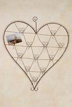 Hart Kaartenhouder fotohouder fotolijst, bruin ansicht Kerst, Huis en Inrichting, Ophalen of Verzenden, Nieuw