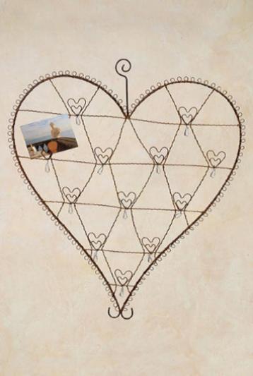 Hart Kaartenhouder fotohouder fotolijst, bruin ansicht Kerst beschikbaar voor biedingen