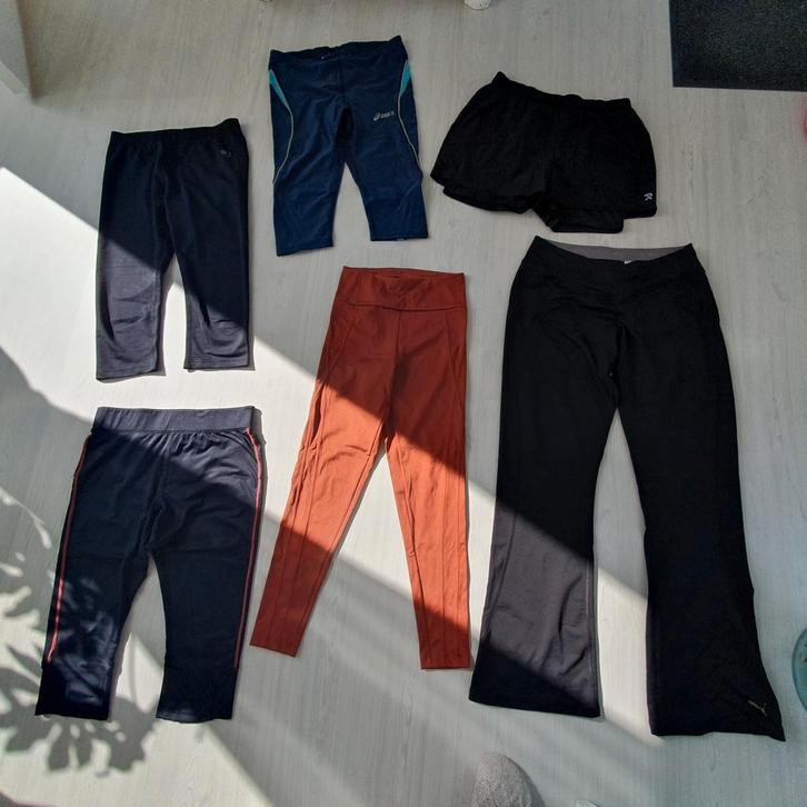 Te koop div dames sportbroek / legging, Sport en Fitness, Loopsport en Atletiek, Gebruikt, Kleding, Overige merken, Ophalen of Verzenden