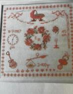 BORDUURPATROON PERMIN OF COPENHAGEN GEBOORTE, Hobby en Vrije tijd, Borduren en Borduurmachines, Verzenden, Gebruikt, Handborduren