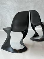 Casala eetkamerstoelen 8x vintage stoelen zwart prijs p/stuk, Nieuw, Vijf, Zes of meer stoelen, Kunststof, Ophalen of Verzenden