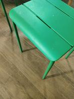 2 groene Ikea krukjes, Ophalen of Verzenden, Gebruikt, Metaal, Stapelbaar