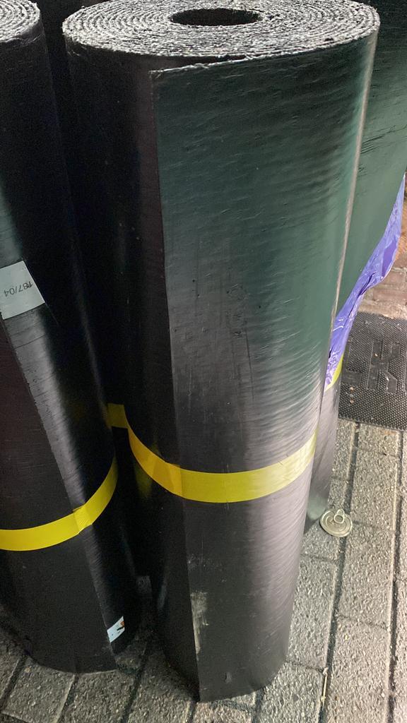 Dakleer, Doe-het-zelf en Verbouw, Dakpannen en Dakbedekking, Zo goed als nieuw, Dakleer, Overige materialen, Zwart, 15 m² of meer