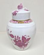 Herend dekselvaas Apponyi raspberry decor Hongarije 20e eeuw, Antiek en Kunst, Antiek | Porselein, Ophalen of Verzenden