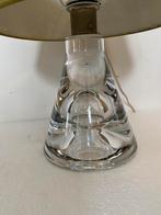 Kristallen tafellamp in stijl van Daum , jaren 80, Gebruikt, Jaren 80, Ophalen of Verzenden, Glas