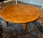 Houten salon tafel, Huis en Inrichting, Ophalen, Gebruikt, 50 tot 100 cm, Rond