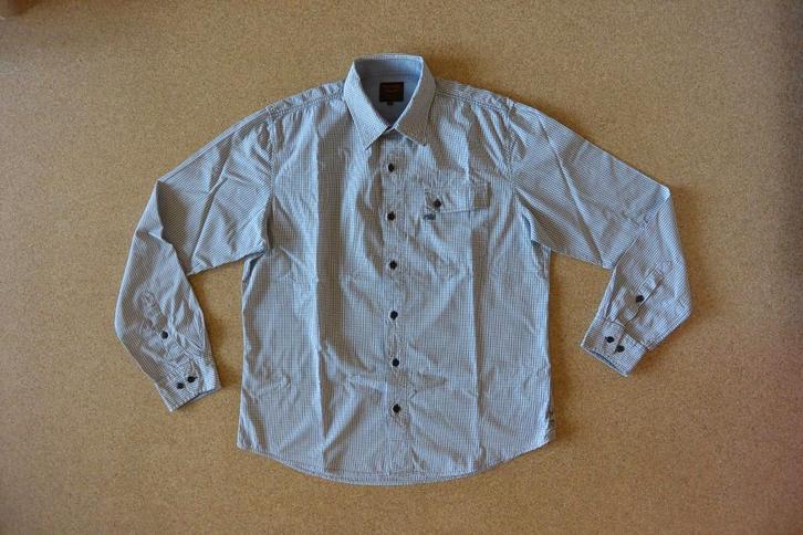 PME Legend overhemd XXL blauw wit geruit, Kleding | Heren, Grote Maten, Gedragen, Overhemd, Blauw, Ophalen of Verzenden