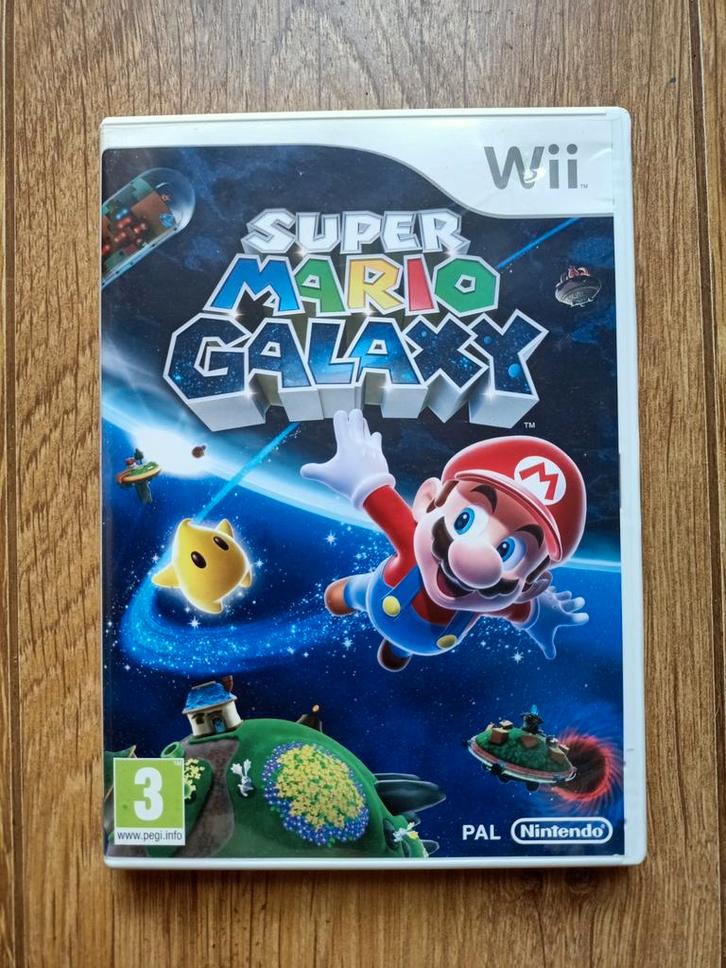 Wii Super Mario Galaxy compleet, Spelcomputers en Games, Games | Nintendo Wii, Zo goed als nieuw, Ophalen of Verzenden