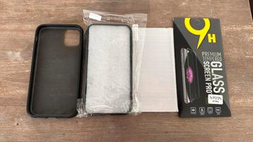 Iphone 12 / Iphone 12 pro case hoesje en screen protector beschikbaar voor biedingen