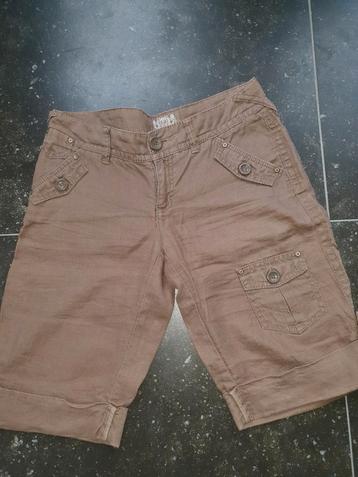 ESPRIT  Linnen korte broek - bermuda maat 34 bijna gratis beschikbaar voor biedingen
