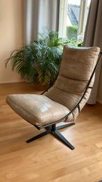 Lederen fauteuil, Huis en Inrichting, Fauteuils, Ophalen, Zo goed als nieuw
