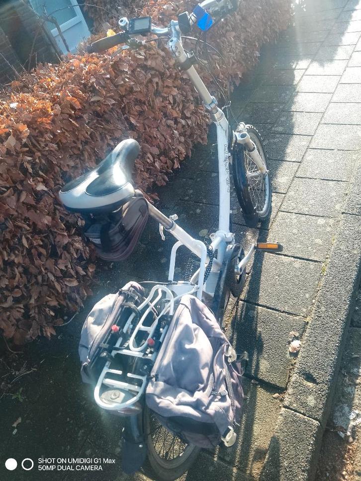 Nimoto Elektrische vouwfiets, Fietsen en Brommers, Fietsen | Vouwfietsen, Gebruikt, 20 inch of meer, Totaal opvouwbaar, Ophalen