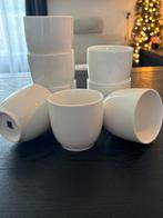 72 Witte Kopjes Horeca Kwaliteit - Nieuw in Doos, Huis en Inrichting, Keuken | Servies, Ophalen, Keramiek, Nieuw, Effen
