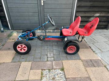 Mammoet skelter met duo zit. Bezorgen mogelijk beschikbaar voor biedingen