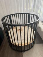 Ronde babybox zwart, verstelbaar & met wielen, Kinderen en Baby's, Boxen, Ophalen, Zo goed als nieuw, Rond, In hoogte verstelbaar