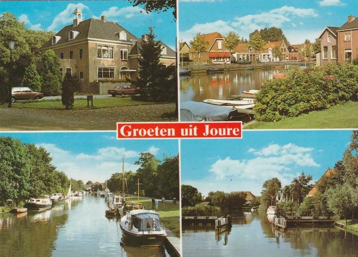 JOURE Gemeentehuis Haven Groeten, Verzamelen, Ansichtkaarten | Nederland, Gelopen, Friesland, 1960 tot 1980, Verzenden