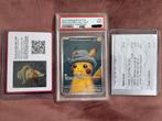 🤠Pikachu grey felt hat PSA 10 & 9🤠 van gogh pokemon, Ophalen of Verzenden, Zo goed als nieuw