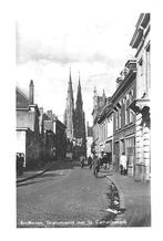 978180 Eindhoven N Br 1949 Stratumseind St Catharinakerk, Ophalen of Verzenden, 1940 tot 1960, Gelopen, Noord-Brabant