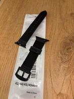 Apple watch bandje zwart suede, Ophalen of Verzenden, Nieuw, Zwart, IOS