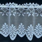 Wit valletje 24cm hoog, Huis en Inrichting, Stoffering | Gordijnen en Lamellen, Wit, Ophalen of Verzenden, Zo goed als nieuw, 200 cm of meer