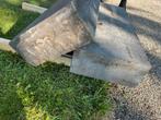 2 massieve beton traptredes antraciet, Tuin en Terras, Tegels en Klinkers, Ophalen, Nieuw, Beton, Overige typen