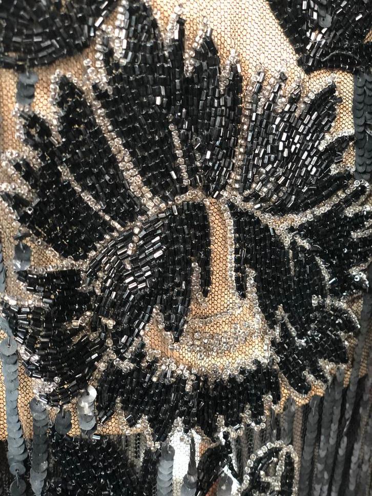 Antieke charleston jurk / antiek franse jurk/SALE, Antiek en Kunst, Antiek | Kleding en Accessoires, Ophalen of Verzenden