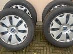 Winterbanden/velgen 215/55 R15 + Ford wieldoppen, Auto-onderdelen, Banden en Velgen, Ophalen, 215 mm, 16 inch, Banden en Velgen