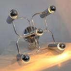 Sciolari Leola Chrome Lamp  Jaren 60 Design mid century, Ophalen of Verzenden, Zo goed als nieuw, Metaal, Vintage