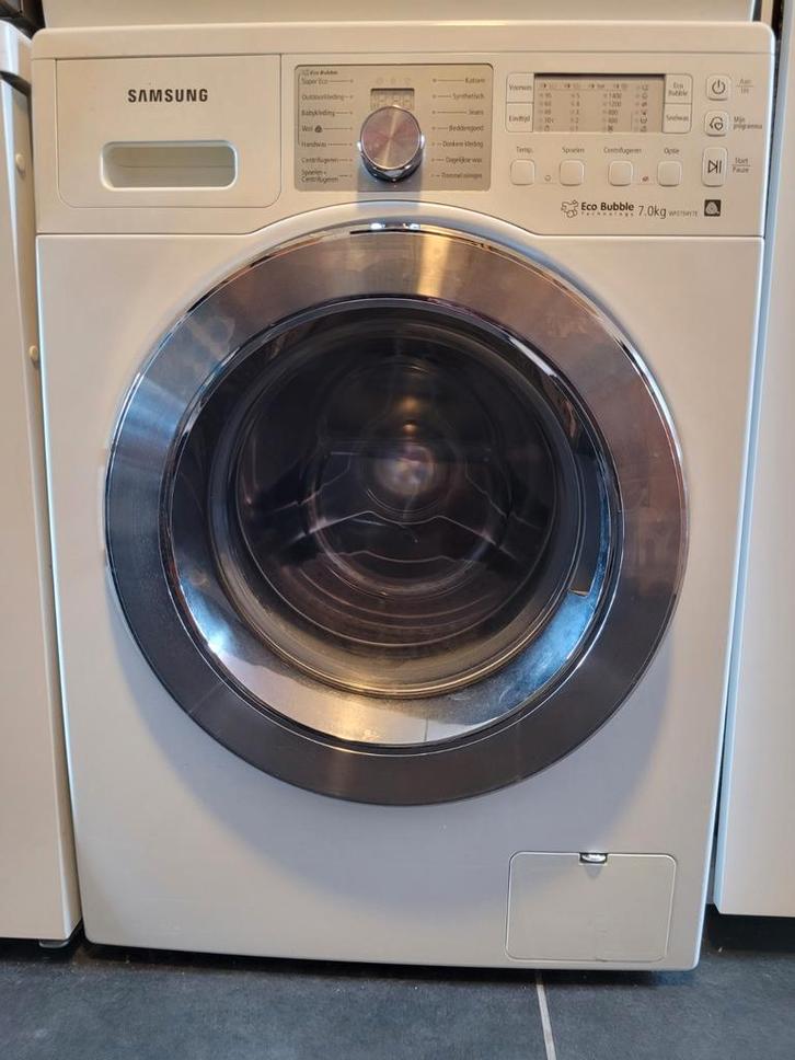 Samsung Eco Bubble 7kg Wasmachine - WF0704Y7E, Witgoed en Apparatuur, Wasmachines, Gebruikt, 6 tot 8 kg, 85 tot 90 cm, 1200 tot 1600 toeren