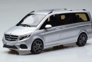 Mercedes Benz V Class AMG line 2018 Zilver 1/18 NOREV 183871 beschikbaar voor biedingen