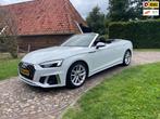 Audi A5 Cabriolet 40 TFSI S edition-stoel/nekverw.-VIRTUAL-c, Auto's, Gebruikt, 4 cilinders, 4 stoelen, Wit