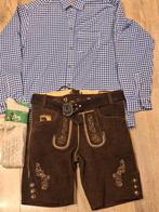Lederhose riem 48 overhemd kousen Tiroler, Kleding | Heren, Ophalen, Zo goed als nieuw, Maat 48/50 (M)