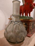 Vintage Fles/Vaas van Dik Glas, Antiek en Kunst, Antiek | Glas en Kristal, Ophalen of Verzenden