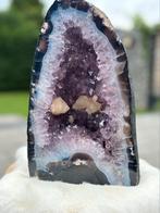 Zeer speciaal Amethist met calciet, Ophalen of Verzenden, Mineraal