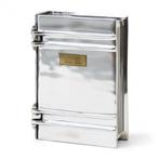 Riviera Maison Organizer Boek Box Zilver, Ophalen of Verzenden, Zo goed als nieuw, Metaal, Minder dan 50 cm