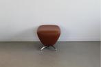 1x Leolux Caruzzo Hocker – Cognac Leer, Huis en Inrichting, Niet ingevuld, Niet ingevuld, Minder dan 50 cm, Ophalen of Verzenden