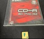 Cd-R. Emtec. Beschrijfbare disc. €2,50, Overige typen, Zo goed als nieuw, Emtec, Beschrijfbaar