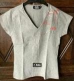 Grijze top, grijs shirt T-shirt; down force aerobics; medium, Maat 38/40 (M), Ophalen of Verzenden, Zo goed als nieuw, Korte mouw