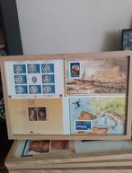 Ingelijste postzegelcollectie Gibraltar & Portugal, Ophalen of Verzenden, Na 1940, Gestempeld