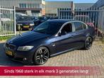 BMW 3-serie 318i Business Line Style AUTOMAAT! Leer l Navi l, Automaat, Euro 5, Zwart, Blauw