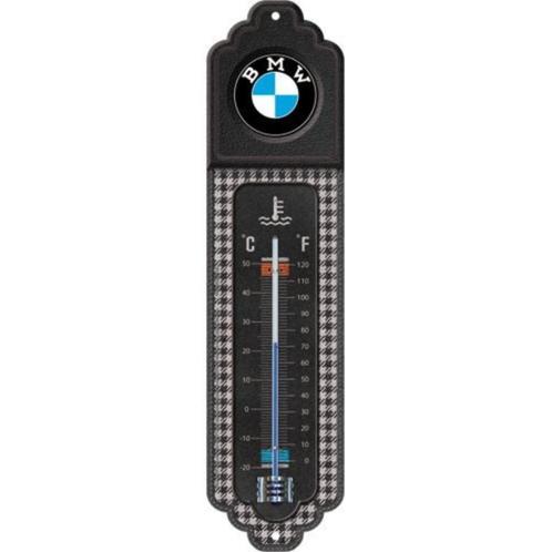 BMW logo pepita reclame thermometer van metaal wanddeco, Verzamelen, Automerken, Motoren en Formule 1, Nieuw, Auto's, Ophalen of Verzenden