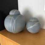 2 sierpotten, Blauw, Aardewerk of Porselein, Ophalen of Verzenden, Zo goed als nieuw
