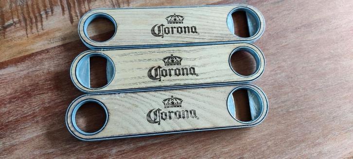 3 nieuwe corona flesopeners, Verzamelen, Biermerken, Nieuw, Flesopener, Overige merken, Ophalen of Verzenden