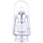 12x olielamp met theelicht zilver metaal - stormlantaarn, Ophalen of Verzenden