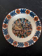 Vintage Hoganas Keramik Bord met Paard en Wagen Motief, Antiek en Kunst, Antiek | Wandborden en Tegels, Ophalen