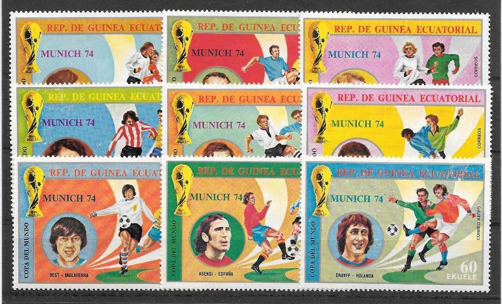 Equatoriaal Guinea 1974  WK Voetbal, Verzenden, Overige landen, Postfris