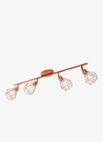 Moderne Plafondlamp met 4 Spots, Ophalen, Zo goed als nieuw, Metaal