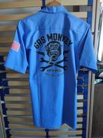 overhemd gas monkey, Ophalen of Verzenden, Zo goed als nieuw, Blauw
