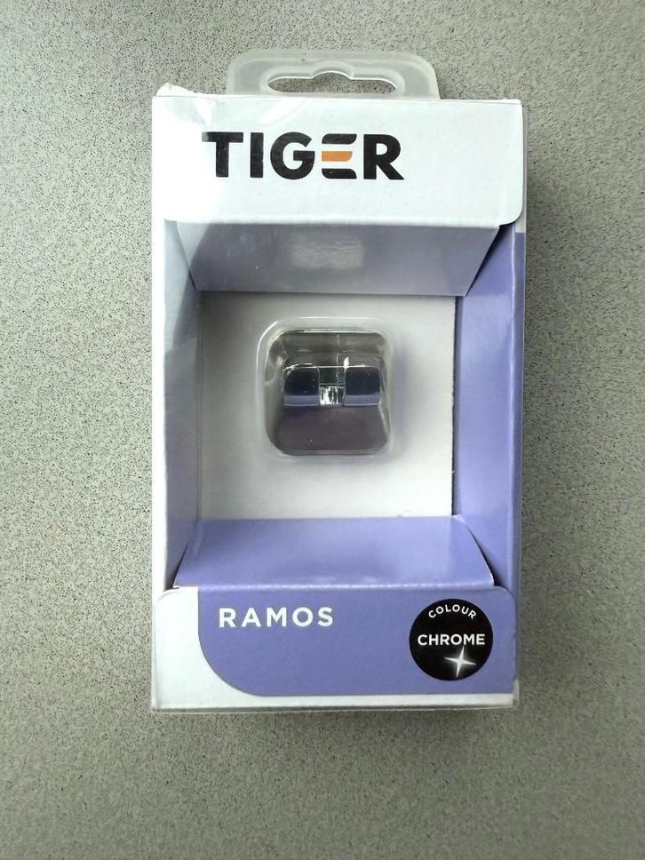 Tiger Ramos Handdoekhaak klein chroom, Huis en Inrichting, Badkamer | Badtextiel en Accessoires, Nieuw, Overige kleuren, Ophalen of Verzenden